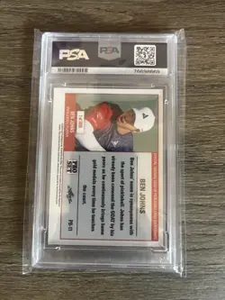 2023 Leaf Web Exclusives Ben Johns ROOKIE 1989 PSA GEM MINT 10 #PB1 - Image 2