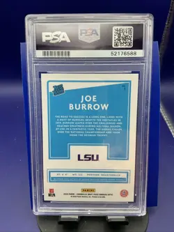 2020 Panini Chronicles DP - Optic Rated Rookies Draft Picks Joe Burrow PSA 10 - Image 4