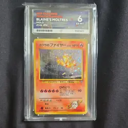 Pokemon TCG Blaine's Moltres Gym No.146 Holo Rare Card Japanese Ace 6 - Image 1
