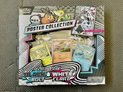 Pokemon Black Bolt & White Flare Pokemon TCG Unova Poster Collection - Image 1