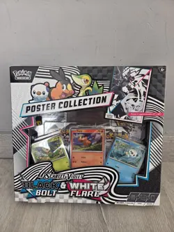 Pokemon TCG Black Bolt and White Flare Poster Collection Box - Image 1