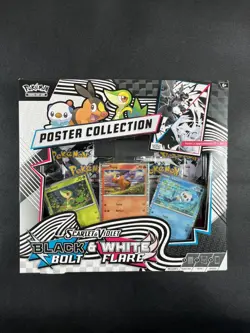 Pokemon TCG: Black Bolt & White Flare Poster Collection – Brand New / Sealed - Image 1