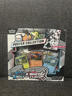 Pokemon TCG Black Bolt White Flare Unova Poster Collection New Sealed - Image 1