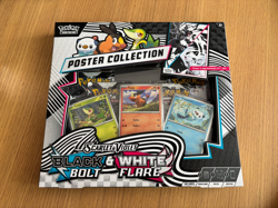 Pokemon TCG Black Bolt & White Flare Poster Collection Box 4 Packs NEW & SEALED✅ - Image 1