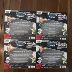 Pokemon TCG Black Bolt and White Flare Poster Collection Lot of 4 New Sealed - Image 2