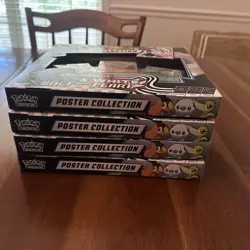 Pokemon TCG Black Bolt and White Flare Poster Collection Lot of 4 New Sealed - Image 3