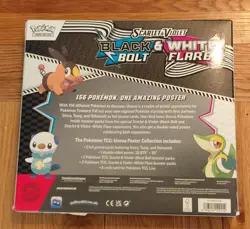 Pokemon TCG S&V Black Bolt White Flare Poster collection New Sealed - Image 2