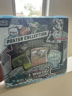 Pokemon TCG: Black Bolt and White Flare Unova Poster Collection Sealed ✅ - Image 2