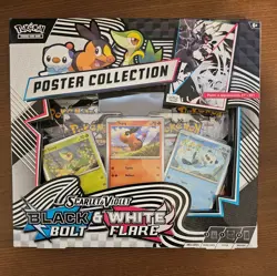 Pokemon TCG: Black Bolt & White Flare Unova Poster Collection - Factory Sealed - Image 1