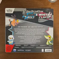 Pokemon TCG: Black Bolt & White Flare Unova Poster Collection - Factory Sealed - Image 2
