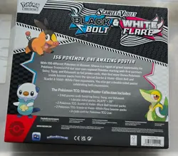 Pokemon TCG: Black Bolt & White Flare Unova Poster Collection - Factory Sealed - Image 2