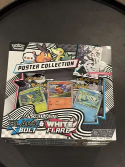 Pokemon TCG Black Bolt & White Flare - Unova Poster Collection x6 - Image 3