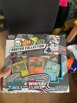 Pokemon TCG: Black Bolt & White Flare Unova Poster Collection - Image 2