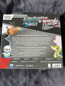 Pokemon TCG: Black & White – Bolt & Flare Poster Collection Box (New & Sealed) - Image 2