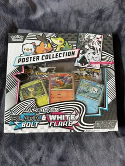 Pokemon TCG: Black & White – Bolt & Flare Poster Collection Box (New & Sealed) - Image 1