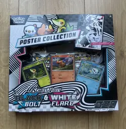 Pokemon TCG: Black & White – Bolt & Flare Poster Collection Box (New & Sealed) - Image 1