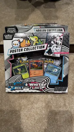 Pokemon TCG Black Bolt & White Flare Unova Poster Collection – BRAND NEW ✅ - Image 1