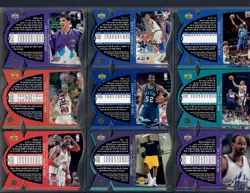 1996-1997 Upper Deck SPx Die Cut Full Set Kobe RC & two Jordan's plus duplicates - Image 4