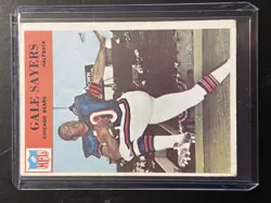 1966 Philadelphia #38 Gale Sayers RC Rookie HOF Chicago Bears VG-EX No Crease - Image 5