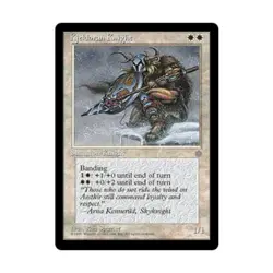 WOTC MtG Ice Age Kjeldoran Knight (R) EX - Image 1