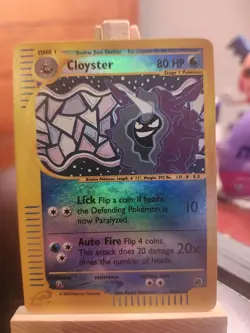 Cloyster 042/165 Expedition Base Set Reverse Holo Pokemon TCG Card - Image 1