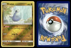 Dratini Reverse Holo 148/236 Common Unified Minds Pokemon Card Near Mint - Image 1