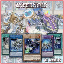 INFERNOID DECK 41 Attondel Decatron Evil Flood Void Reignition Seitsemas YuGiOh - Image 1