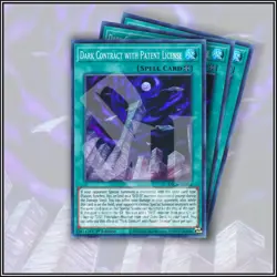 YuGiOh DARK CONTRACT WITH PATENT LICENSE x3 | SUPER RARE | 1ST EDITION 💎 - Image 1