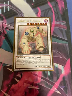 YUGIOH - COLOSSAL FIGHTER - GOLD RARE - PGLD - 1ST ED - NM - Image 1