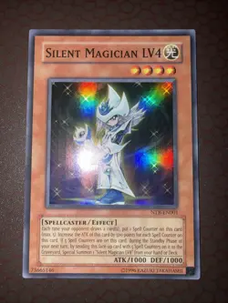 Yu-Gi-Oh! Silent Magician LV4 -NTR- Super Rare - Unlimited NM! - Image 1