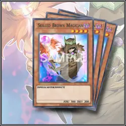 YuGiOh SKILLED BROWN MAGICIAN x3 | YUGI'S DECK | 1ST EDITION 💎 - Image 1