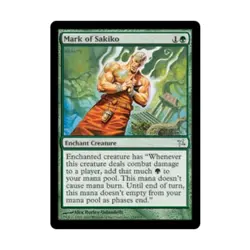 WOTC MtG Betrayers of Kamigawa Mark of Sakiko (U) NM - Image 1