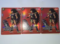 Raditz FB04-072 Limited Pack MANGA Version 01 Promo Dragon Ball Fusion Red NM - Image 1