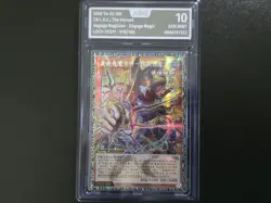 YU-GI-OH! Gagaga Magician Grandmaster Rare 010/100 AOG 10 LOCH Serialized - Image 1