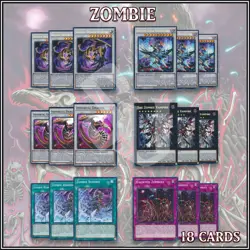 ZOMBIE DECK 18 | Haunted Inmortal Dragon Lord Skeletal BACH DIFO MP23 YuGiOh - Image 1