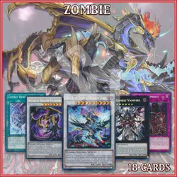 ZOMBIE DECK 18 | Haunted Inmortal Dragon Lord Skeletal BACH DIFO MP23 YuGiOh - Image 1