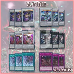 ZOMBIE DECK 18 | Haunted Inmortal Dragon Lord Skeletal BACH DIFO MP23 YuGiOh - Image 2