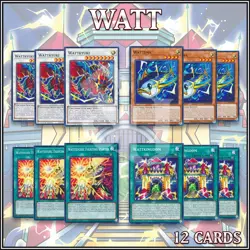 WATT DECK 12 | Wattkyuki Wattuna Wattkingdom Wattsychic Fighting Porter 🔥YuGiOh - Image 1