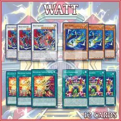 WATT DECK 12 | Wattkyuki Wattuna Wattkingdom Wattsychic Fighting Porter 🔥YuGiOh - Image 1