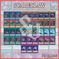 SCARECLAW DECK 39 | Primitive Planet Reichphobia Alternative Straddle YuGiOh - Image 2
