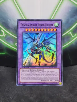 Yugioh Dragon Knight Draco-Equiste DP10-EN016 Super Rare 1st Edition NM - Image 1
