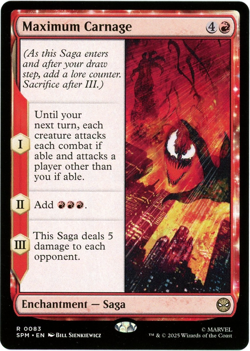 Maximum Carnage - 0083 - Marvel's Spider-Man MTG - NM/M Ships Now - Image 1