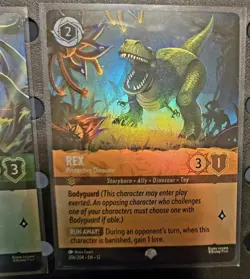 DISNEY LORCANA WILDS UNKNOWN BUZZ SPACE RANGER EPIC + REX EPIC NM - Image 3