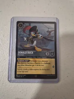 Donald Duck 179/204 Buccaneer Ursula’s Return Legendary Cold Foil Disney Lorcana - Image 3