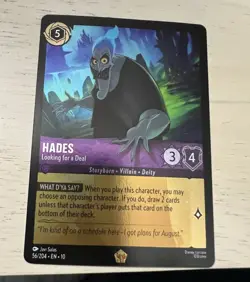 Ravensburger Disney Lorcana TCG Hades Looking for a Deal 56/204 English Non Foil - Image 1