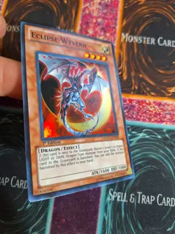 Yu-Gi-Oh! TCG Eclipse Wyvern SDDC-EN003 Super Rare 1st Edition Near Mint c3/ - Image 2