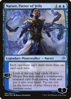 Narset, Parter of Veils 1x FOIL WAR MTG War of the Spark Uncommon MINT blue - Image 1