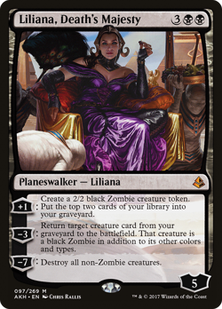 Liliana, Death's Majesty #97 (MP) Amonkhet AKH Magic MTG - Image 1