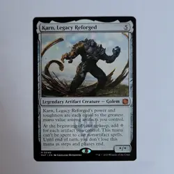Magic The Gathering Karn, Legacy Reforged MOM Aftermath Mythic Golem 49 - Image 1