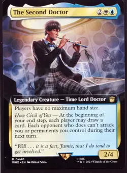 The Second Doctor - 440 - Extended not foil - MTG Universes Beyond Doctor Who - Image 1